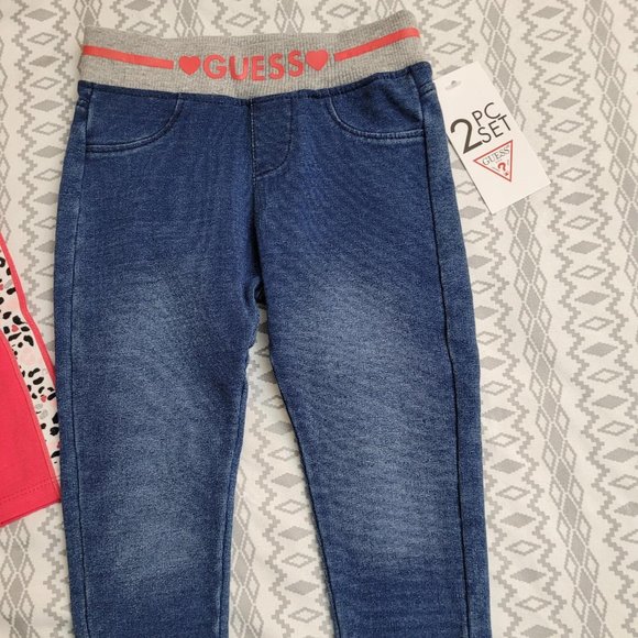 53. Guess girls two piece outfit.  12M.  NWT - Picture 2 of 6